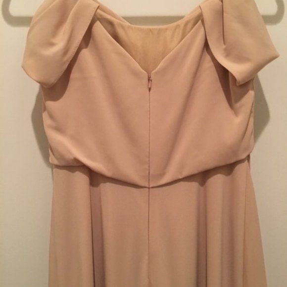 Jenny Yoo Sabine Dress in Chai - Picture 4 of 6